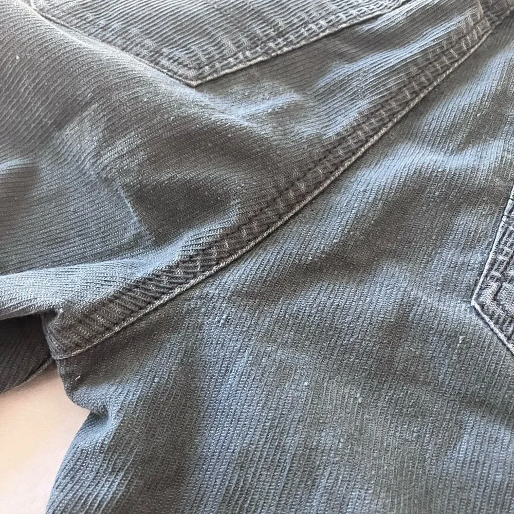 AMERICAN EAGLE Grey Corduroy High Rise Pants Size 0 - Picture 14 of 14